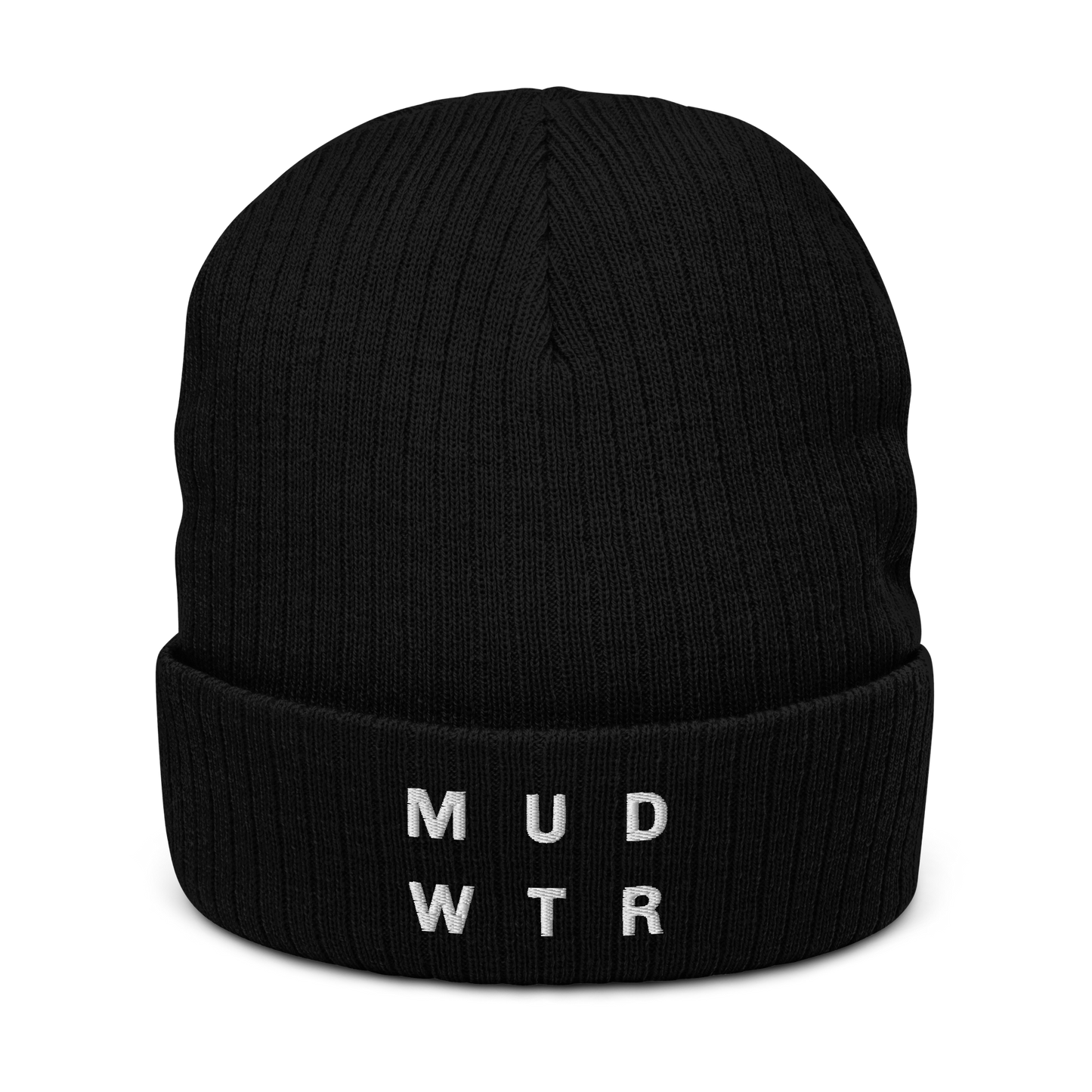 mud-wtr-beanie-o0 ribbed-knit-beanie-black-front-6478f6ebce068.png